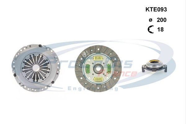 PROCODIS FRANCE Комплект сцепления KTE093